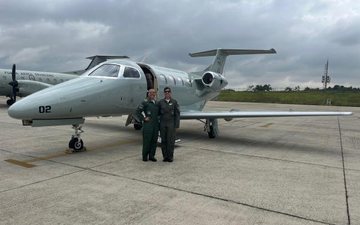 O Embraer Phenom 100 na FAB destaca-se por sua capacidade de realizar operações de transporte de forma ágil e eficiente - Fotos: CECOMSAER e 6º ETA