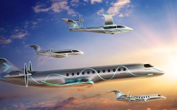 Embraer investe também em pesquisas de desenvolvimento de novos aviões híbridos e elétricos - Divulgação