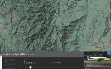 Flightradar24/Reprodução