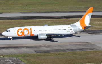 PR-GZW é o único 737-800 da frota atual da Gol que não possui winglets - Guilherme Amancio