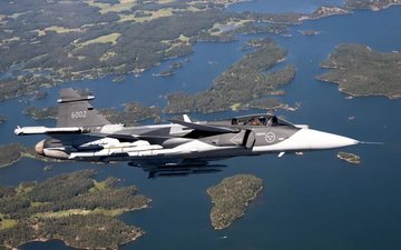 O veto ao Gripen pode forçar a Colômbia a buscar alternativas para substituir seus Kfir - Saab/Divulgação