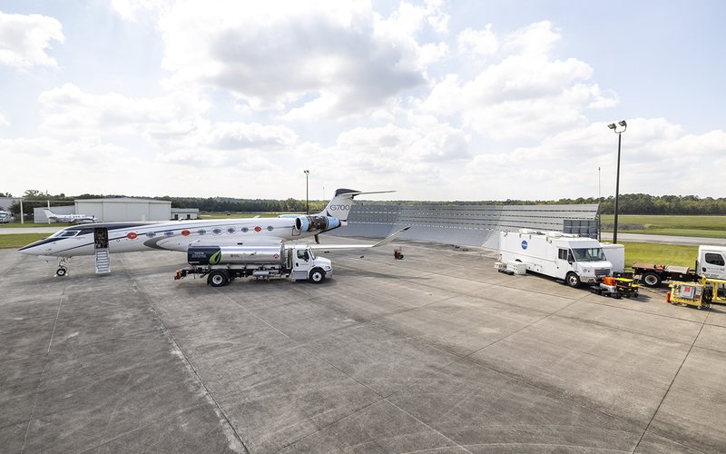 Teste com SAF foi realizado pela Gulfstream em parceria com a NASA, FAA, Aerodyne Research e a universidade do Missouri - Gulfstream