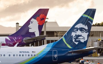 A fusão irá gerar a quinta maior companhia aérea dos EUA - Alaska Airlines