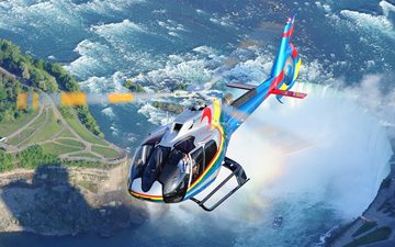 Uma empresa que faz voos panorâmicos sobre as Cataratas do Niagara encomendou seis unidades do modelo H130 - Airbus/Divulgação