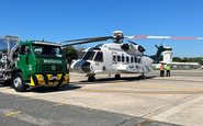 Helicóptero da Líder Aviação transportou profissionais da Equinor com blend de SAF, antecipando exigência ambiental prevista para 2027 - Líder Aviação