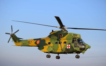 Um segundo helicóptero iria ser acionado para buscar a aeronave, mas não chegou a decolar - Ministério da Defesa da Romênia