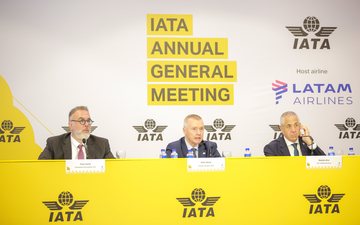 Painel do IATA AGM no Rio de Janeiro
