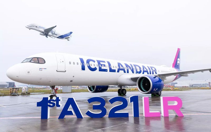 Imagem Icelandair recebeu o seu primeiro Airbus A321LR