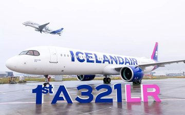 Imagem Icelandair recebeu o seu primeiro Airbus A321LR