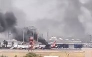 Paramilitares tomaram o controle do aeroporto internacional de Cartum, capital do país - Reprodução/Redes Sociais