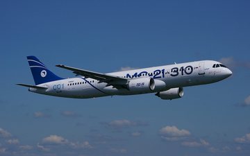 O bimotor médio MS-21 é a aposta russa da Irkut ao duopólio do Boeing 737 e Airbus A320 - Divulgação