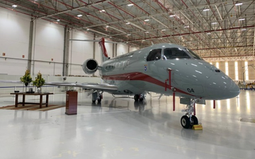 Imagem Novo avião da FAB permite realizar inspeção de sistemas complexos de navegação aérea