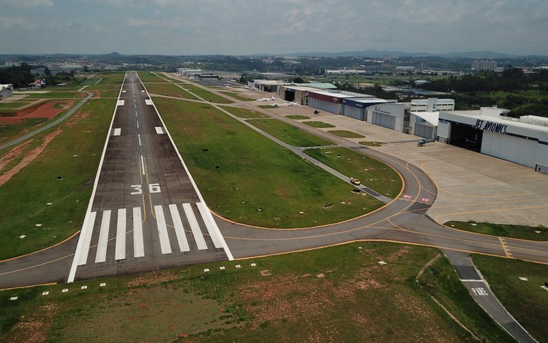 Aeroporto Comandante Rolim Amaro, em Jundiaí, no interior de SP - Divulgação