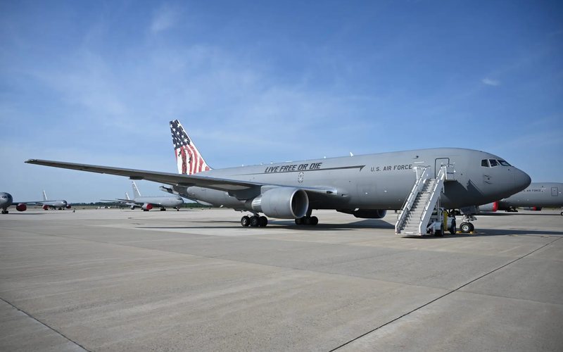 KC-46A Pegasus é um Boeing 767-200 modificado para operação de reabastecimento em voo - Guarda Nacional Aérea dos EUA