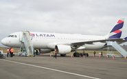 A taxa de ocupação de voos domésticos da Latam foi de quase 80% no mês - Divulgação
