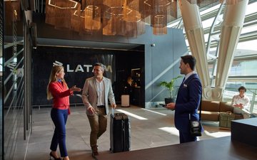 A companhia também possui outro Signature Check-In similar no aeroporto de Guarulhos, em São Paulo - Latam/Divulgação