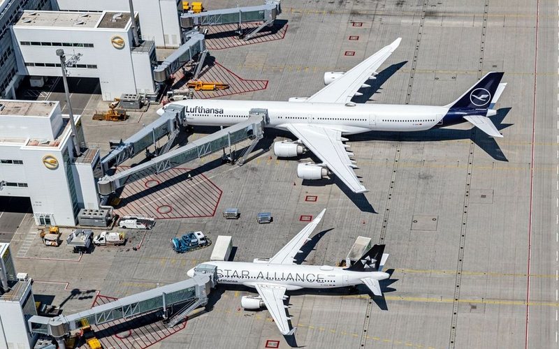 Aeroporto de Frankfurt e Lufthansa