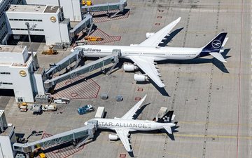 Aeroporto de Frankfurt e Lufthansa