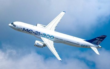 Imagem Rússia pretende trocar fornecedores de aviônicos do MC-21