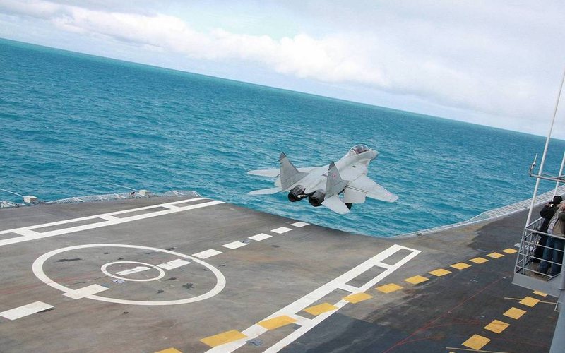 Versão naval do MiG-29 é caracterizado pela letra "K" - MiG Aircraft Corporation