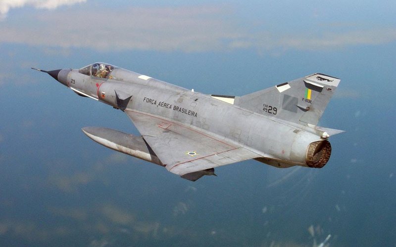Mirage III podia atingir velocidades de Mach 2 e foi usado para proteger os céus de Brasília - Arquivo FAB