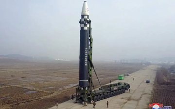 Hwasong-17 é o mais avançado armamento norte-coreano desde o último teste ocorrido em 2017 - Mídia estatal da Coreia do Norte