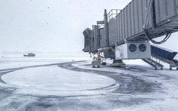 Condições meteorológicas severas ampliam problemas no tráfego aéreo nos Estados Unidos - Reprodução/Redes Sociais