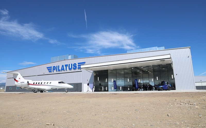 Alta demanda por aeronaves Pilatus levou à abertura de uma nova oficina de pintura nos EUA - Pilatus/Divulgação