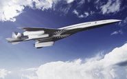 Durante o Farnborough International Airshow 2024, a Boom Supersonic anunciou avanços no Overture - Divulgação