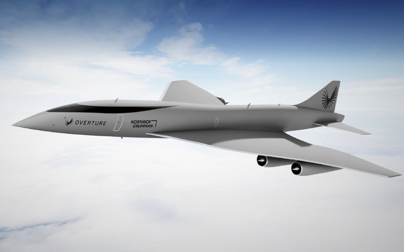 El proyecto prevé una variante polivalente del avión comercial Overture - Northrop Grumman