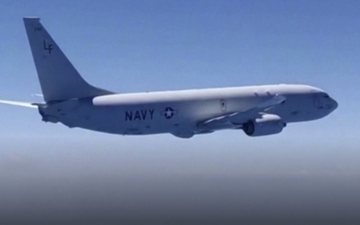 Imagem Russos acompanham aviões de espionagem dos EUA no mar Negro