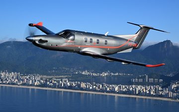 A empresa pretende levar o Pilatus PC-12 NGX para o evento - Amaro Aviation
