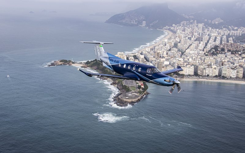 PC-12 NGX agrega nuevas funciones sin cambiar los puntos de diseño establecidos - Pilatus do Brasil