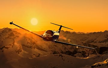 Empresa exibe modelos da Pilatus e apresenta informações sobre o lançamento do PC-12 PRO durante o evento - Divulgação