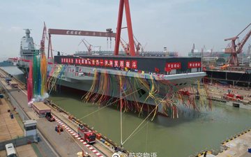Fujian é comparável em tamanho com os porta-aviões da classe Nimitz e Ford, dos EUA - Mídia chinesa