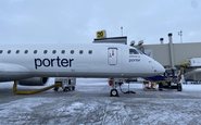Embraer 195-E2 da Porter Airlines se prepara para seu primeiro voo comercial - Divulgação