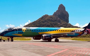 Com a retomada das operações com jatos, a Azul amplia sua capacidade para Fernando de Noronha - Azul/Divulgação