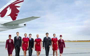 Companhia aérea australiana planeja lançar voos diretos para Doha, principal centro de operações da Qatar Airways - Virgin Australia