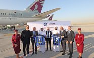O anúncio contou com a participação de Marco Materazzi, tetracampeão mundial pela Itália em 2006 - Qatar Airways/Divulgação