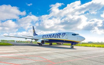 Ryanair encerrou o trimestre com uma frota composta por 558 aviões - Divulgação