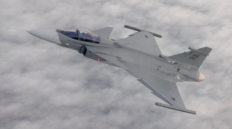 Caças Gripen F-39E/F têm importante presença nacional em seu desenvolvimentos - Saab / Divulgação