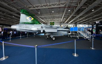 Saab, fabricante do caça F-39 Gripen é um dos expositores da BID Brasil 2024 - Divulgação