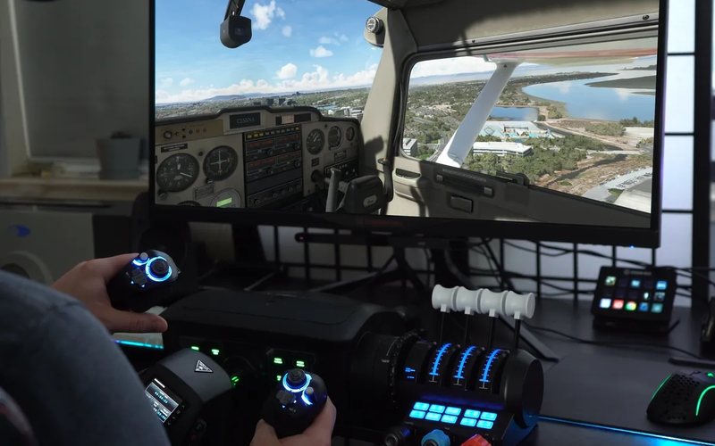 Estudo aponta os benefícios o treinamento em simulador de voo doméstico - CNET
