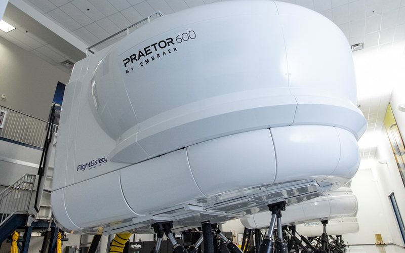 As operações do simulador começarão no segundo trimestre de 2023 - Embraer/Divulgação