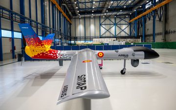 RPA está sendo montado na Airbus, em sua unidade em Getafe, Espanha - Divulgação