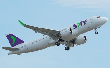 A320neo é o principal avião da frota da SKY - Airbus
