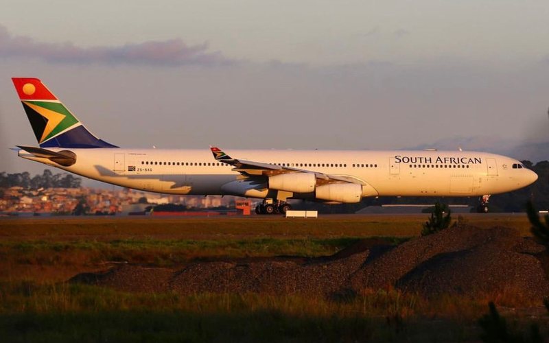 A340-300 será utilizado nos voos que ligam São Paulo a Cidade do Cabo e Joanesburgo - Luís Neves