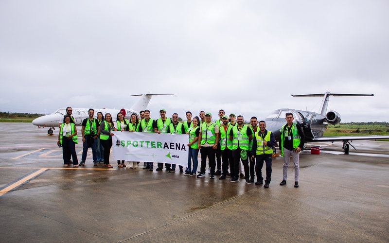 Evento organizado pela Aena Brasil reuniu cerca de 20 participantes para visitas técnicas e registros fotográficos em áreas operacionais do terminal - Thomas Richard