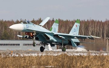 Imagem Caça Su-27 russo invadiu o espaço aéreo da Estônia