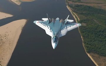 Imagem Rússia pode estar testando voo autônomo com seu mais moderno caça